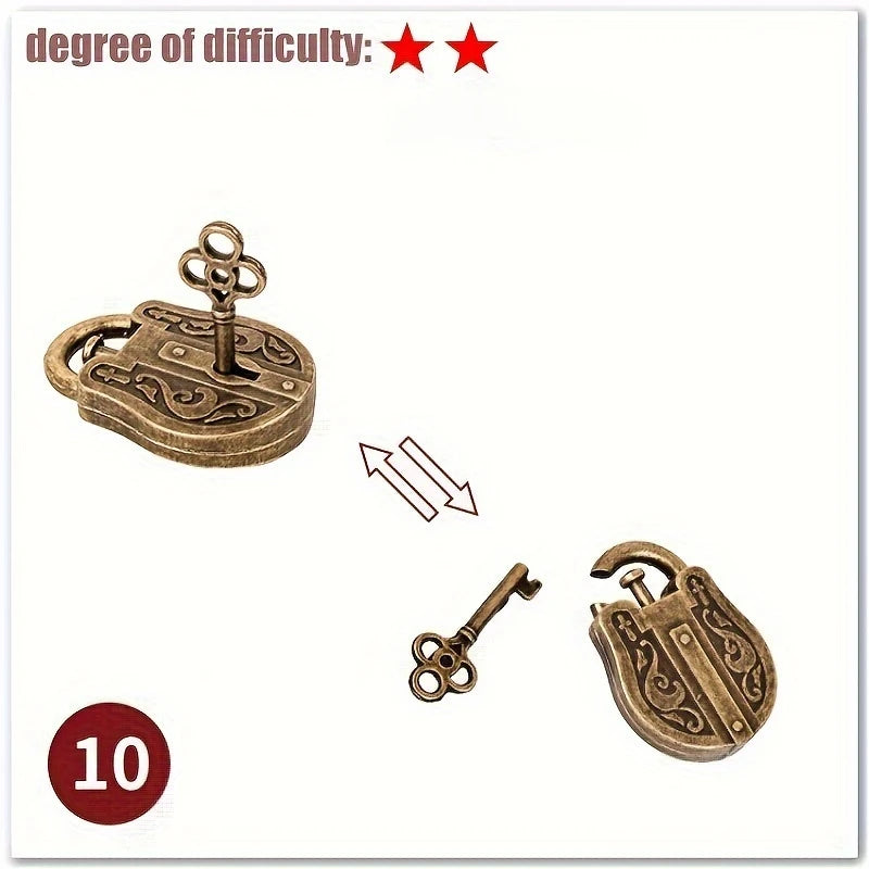 Intellectual Metal Puzzle – Mind Training Gift for All Occasions