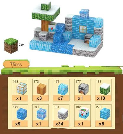 Magnetic Building Blocks Set for Kids Learning