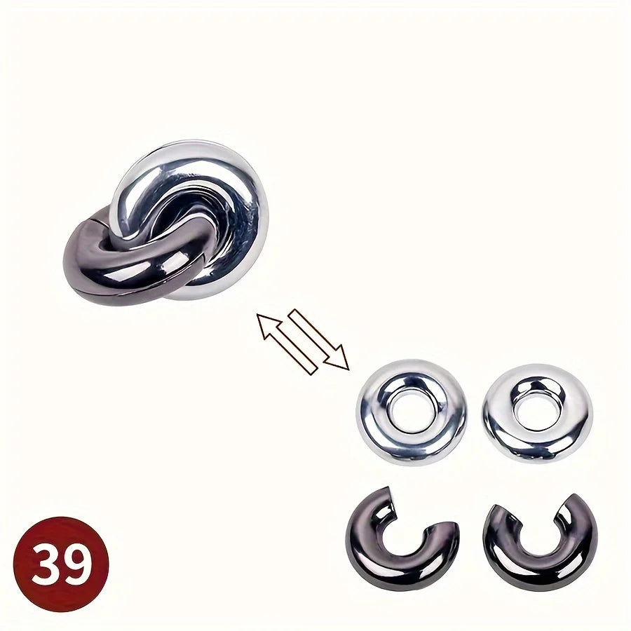 Intellectual Metal Puzzle – Mind Training Gift for All Occasions