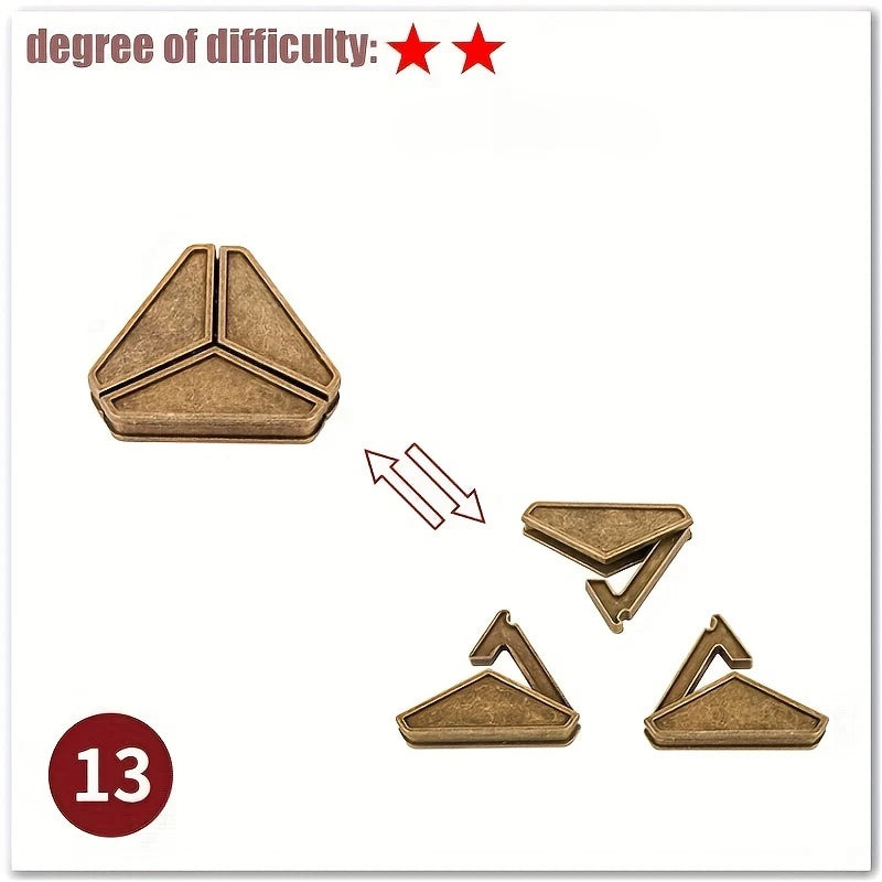 Intellectual Metal Puzzle – Mind Training Gift for All Occasions