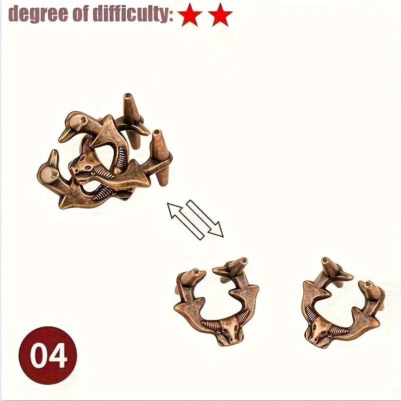 Intellectual Metal Puzzle – Mind Training Gift for All Occasions