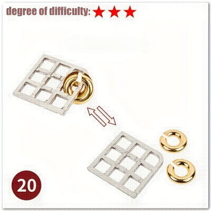 Intellectual Metal Puzzle – Mind Training Gift for All Occasions