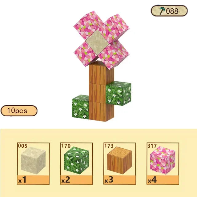 Magnetic Building Blocks Set for Kids Learning