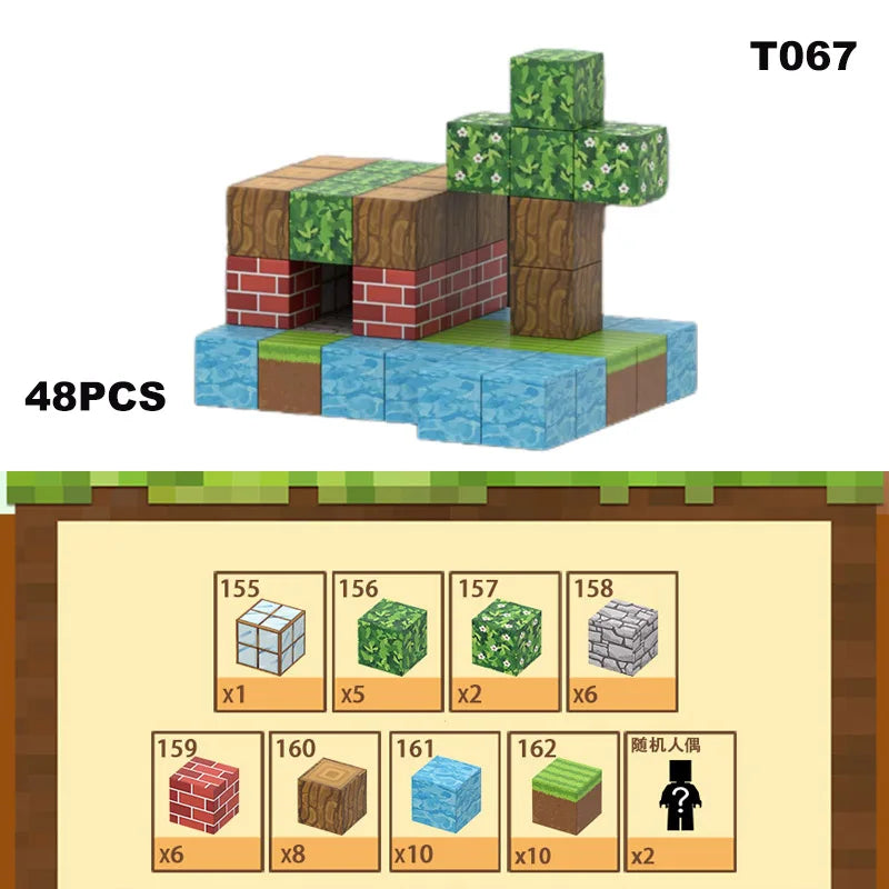 Magnetic Building Blocks Set for Kids Learning