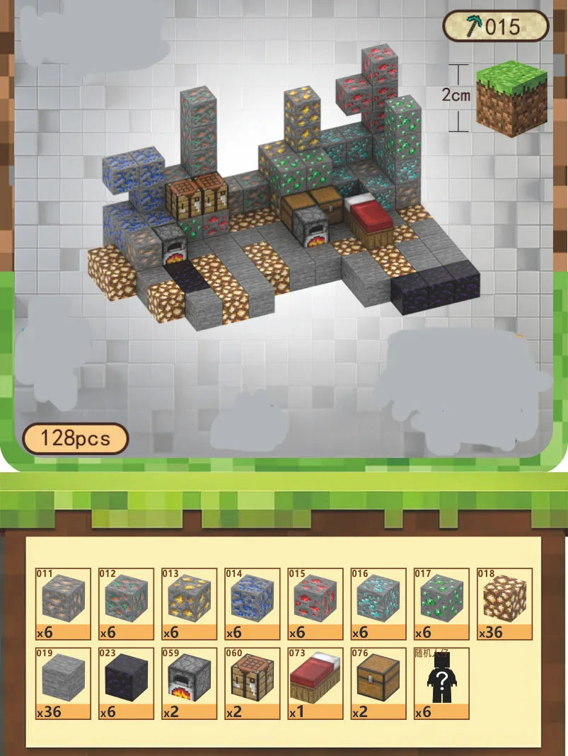 Magnetic Building Blocks Set for Kids Learning