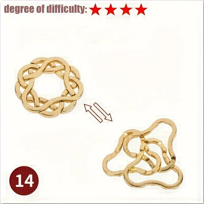 Intellectual Metal Puzzle – Mind Training Gift for All Occasions