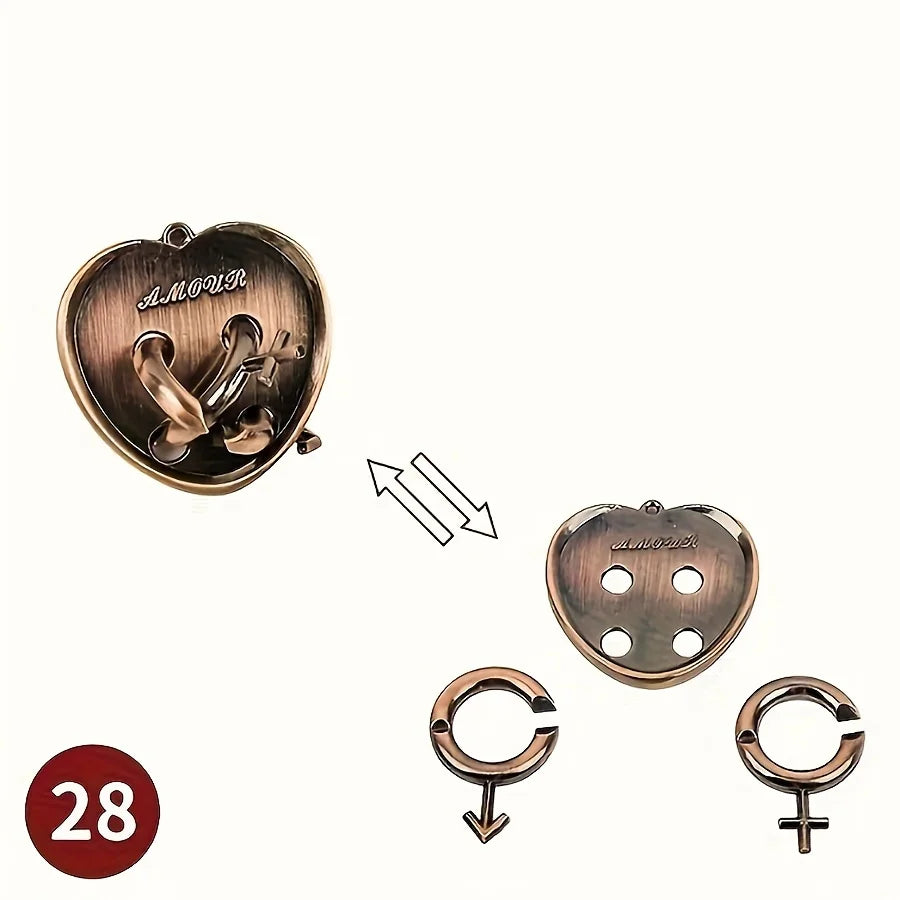 Intellectual Metal Puzzle – Mind Training Gift for All Occasions