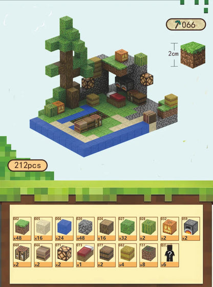 Magnetic Building Blocks Set for Kids Learning