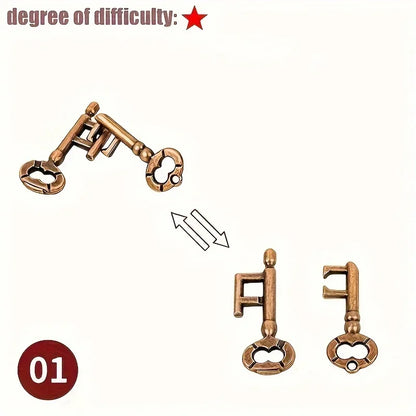 Intellectual Metal Puzzle – Mind Training Gift for All Occasions