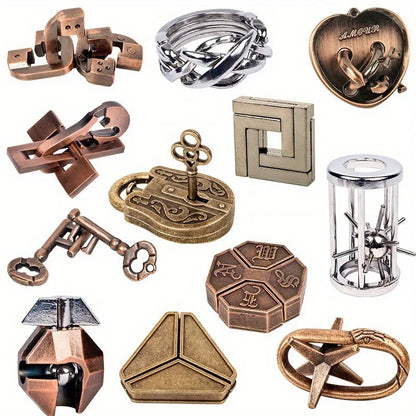 Intellectual Metal Puzzle – Mind Training Gift for All Occasions