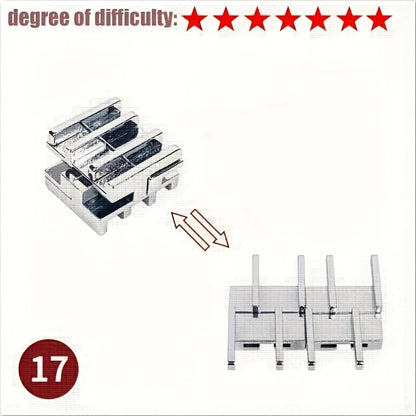 Intellectual Metal Puzzle – Mind Training Gift for All Occasions