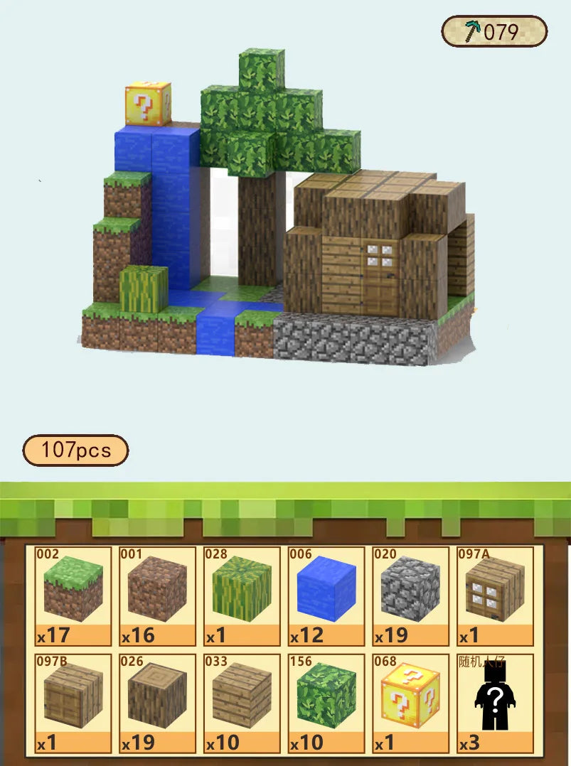 Magnetic Building Blocks Set for Kids Learning