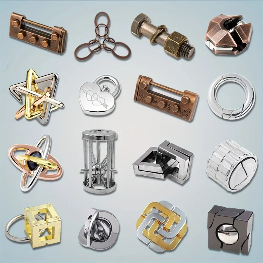 Intellectual Metal Puzzle – Mind Training Gift for All Occasions