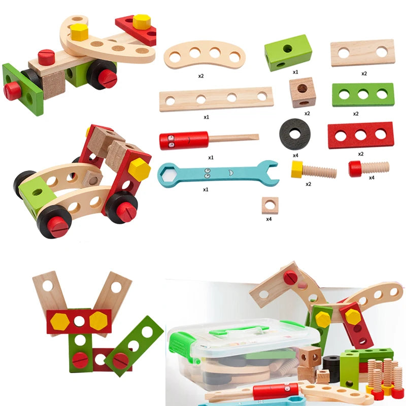 Montessori Kids Toolbox Pretend Play Tool Set