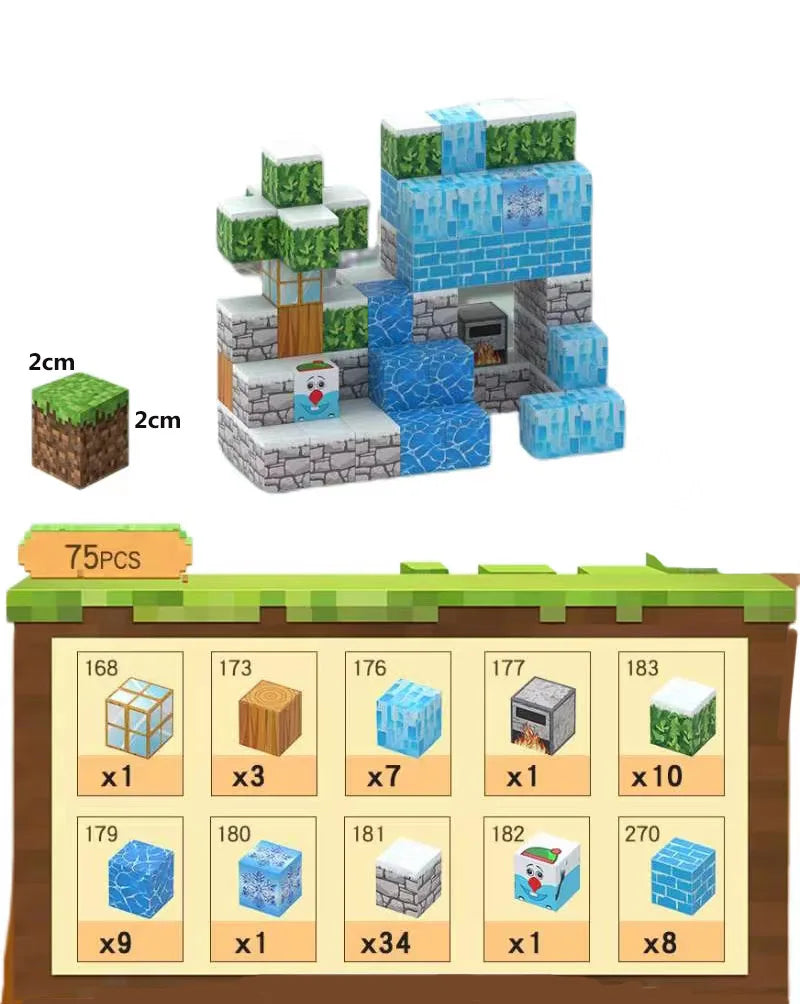 Magnetic Building Blocks Set for Kids Learning