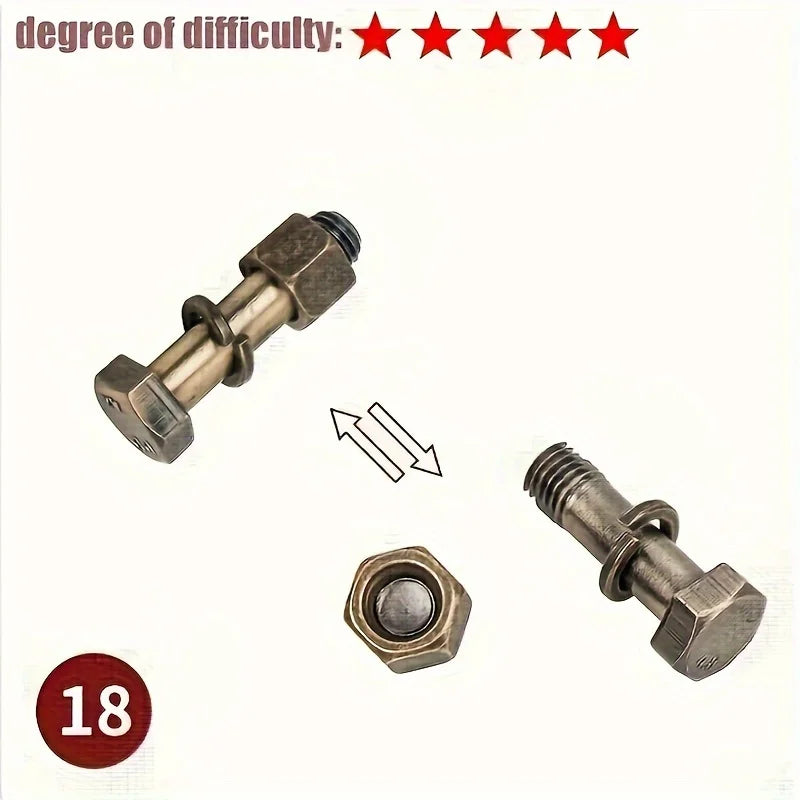 Intellectual Metal Puzzle – Mind Training Gift for All Occasions