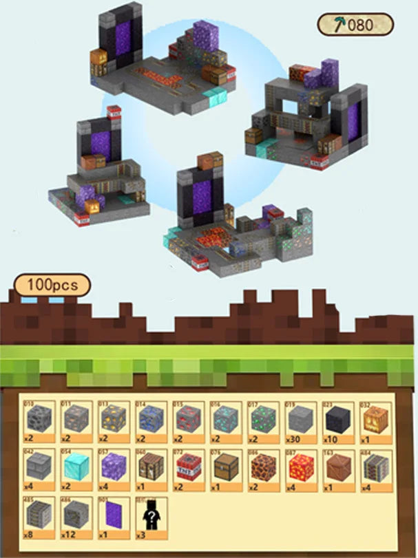 Magnetic Building Blocks Set for Kids Learning