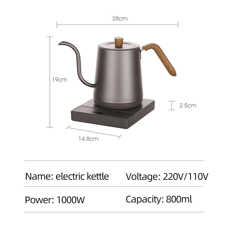 Gooseneck Electric Kettle with Temperature Control