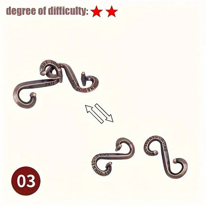 Intellectual Metal Puzzle – Mind Training Gift for All Occasions