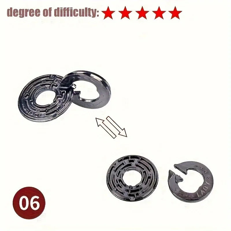 Intellectual Metal Puzzle – Mind Training Gift for All Occasions