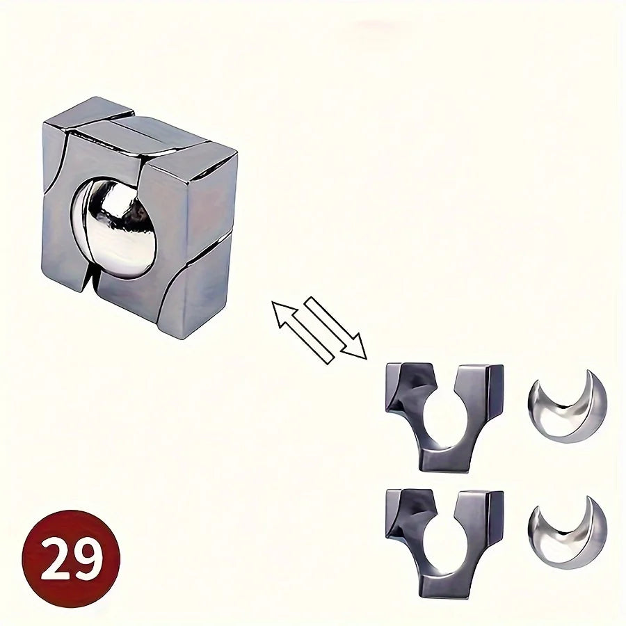 Intellectual Metal Puzzle – Mind Training Gift for All Occasions
